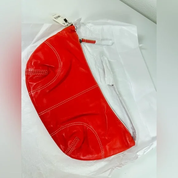 Free People Real World Clutch in Red NWT - Picture 12 of 15